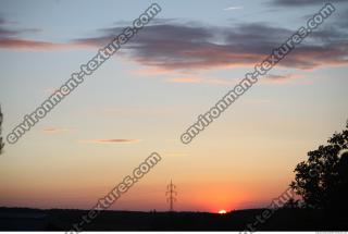 Photo Texture of Sunset Sky 0007